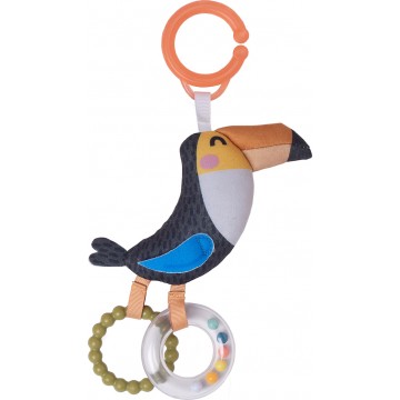 taf toys κουδουνίστρα τουκάν Tuki the tuccan ΠΑΙΧΝΙΔΙΑ 0-6 ΜΗΝΩΝ